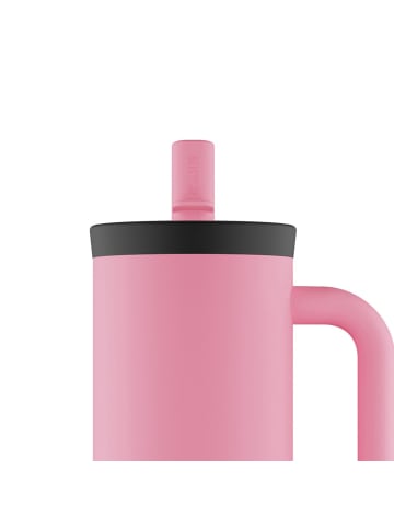 24Bottles Straw Trinkbecher 800 ml in flamingo