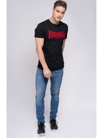 Lonsdale T-Shirt "Ll008 One Tone" in Schwarz