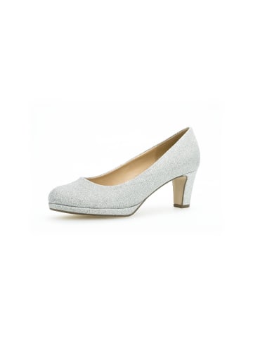 Gabor Fashion Plateau Pumps in Silber