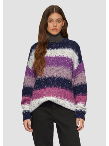 QS Strickpullover langarm in Blau