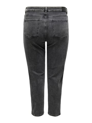 ONLY Carmakoma Straight-Fit jeans in Dark Grey Denim