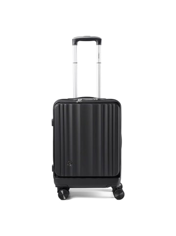benzi 5801 4 Rollen Kabinentrolley 55 cm Laptopfach schwarz