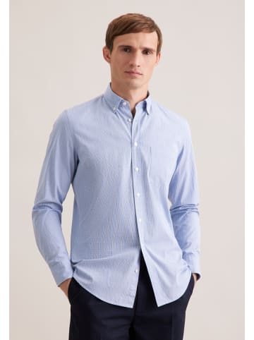 Seidensticker Casual Hemd Slim in Hellblau
