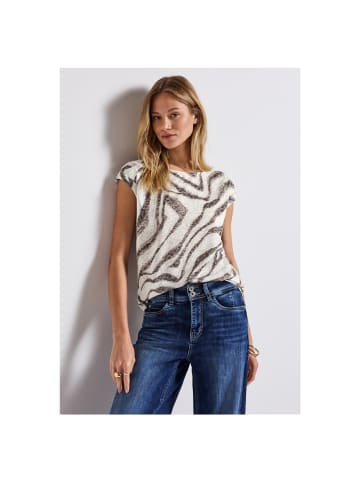 Street One T-Shirt in tumbled beige