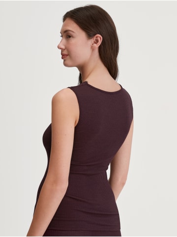 Calida Tank-Top in black cherry