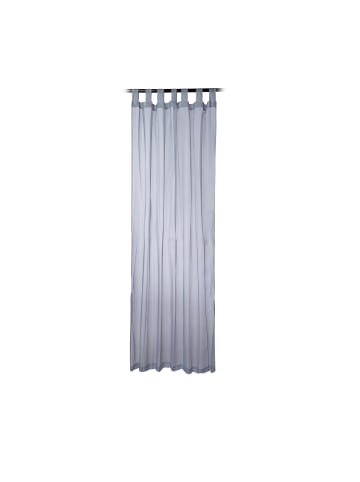 relaxdays 8x Vorhänge in Silber - (L)245 x (B)140 cm