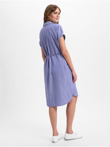 NÜMPH Freizeitkleid NUZally in hellblau weiß - 0001