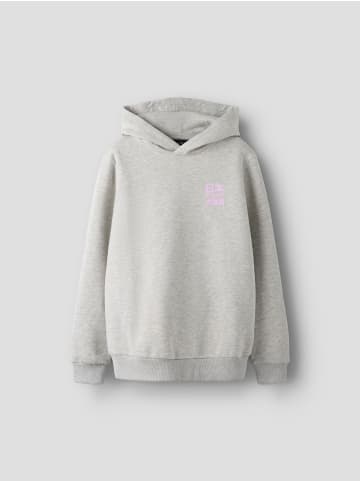 name it Hoodie in Light Grey Melange