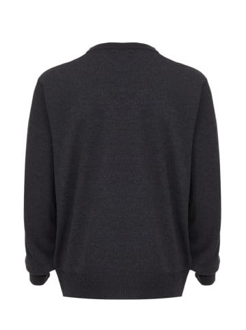 ALEKO Herren Pullover in Dunkelgrau Melange