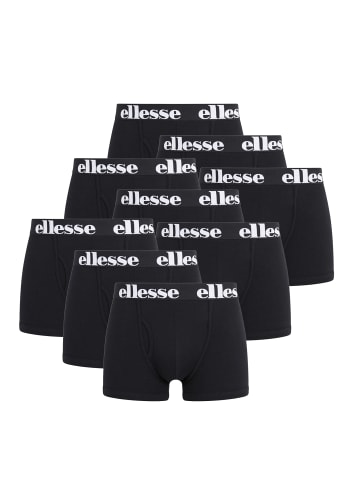 ellesse Boxershorts 9er Pack Boxers in Black