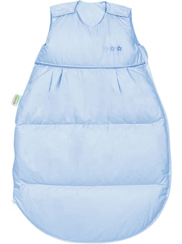 Kinderhaus Blaubär Daunen-Schlafsack Thermo-Nest TOP in Hellblau