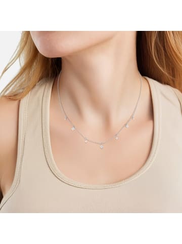 Glanzstücke München Kette aus Sterling Silber mit Zirkonia in silber