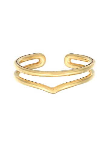 Elli Ring 925 Sterling Silber Geo in Gold