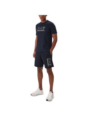EA7 Emporio Armani Blau Baumwolle Bermudashorts