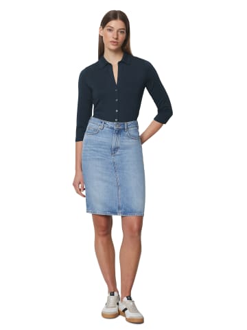 Marc O'Polo Jersey-Bluse in deep blue sea