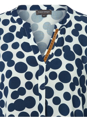 Franco Callegari Bluse in ecru marine