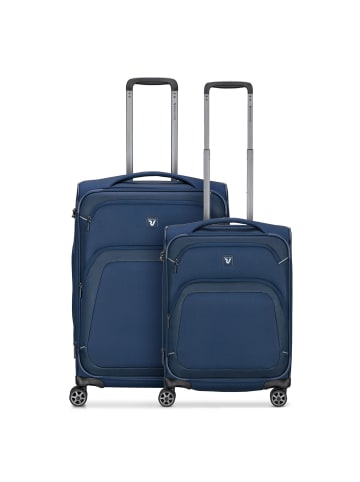 Roncato Gateway 4 Rollen Kofferset 2-teilig mit Dehnfalte in blue