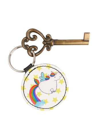 Mr. & Mrs. Panda Anhänger Einhorn Fliegendes Pferd ohne Spruch in Weiß