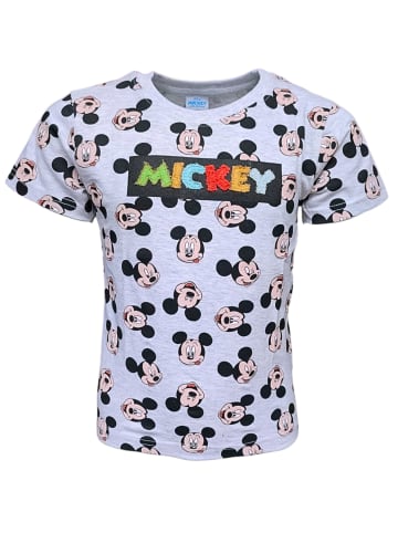 Disney Mickey Mouse T-Shirt Mickey Mouse All-over-Print in Grau
