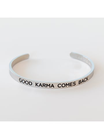 Divasya Armreif Good Karma comes back in Silber
