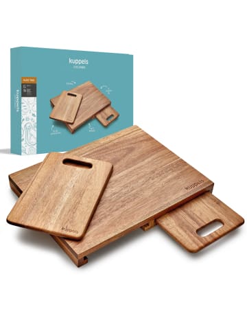 Kuppels 3-tlg. Schneidebrett SLICE in holz