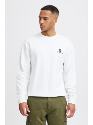 BLEND Rundhalspullover BHBRODY Sweatshirt crew print in Grün
