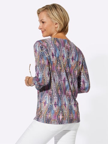 WITT WEIDEN Rundhalsshirt in orchidee-bedruckt