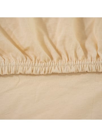 Traumschloss Comfort Jersey Spannbettlaken in natur