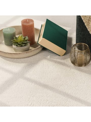 Tara Carpet Kurzflorteppich Fiona Uni in New Creme