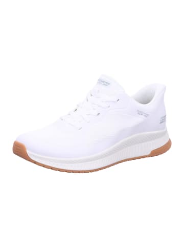 Skechers Damen- Schnürschuhe BOBS SQUAD 4 - STAPLE LOOK in Weiß