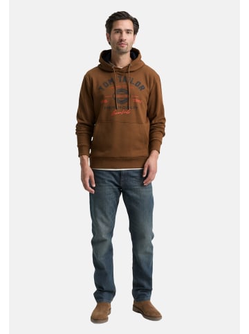 Tom Tailor Hoodie in braun