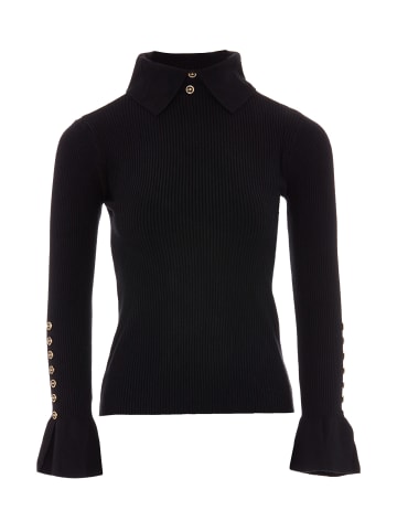 caissa Damen Strickpullover in Schwarz