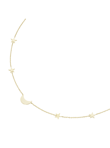 Luigi Merano Collier Mit Mond Und Sterne in Gold