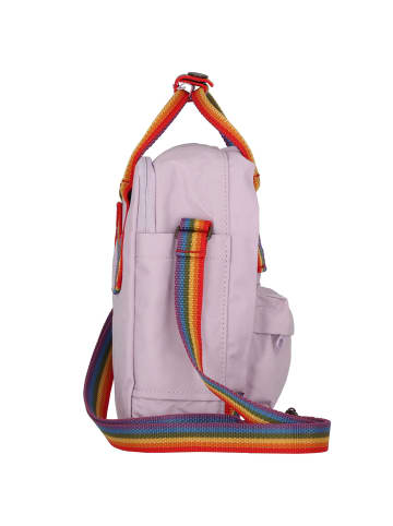 FJÄLLRÄVEN Kanken Rainbow Sling Umhängeriemen 15 cm in pastel lavender-rainbow