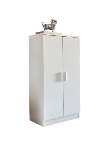 FineBuy Schuhschrank "FB110110" in Weiß /