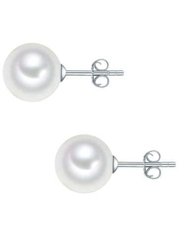Rafaela Donata Perlen-Ohrstecker Sterling Silber Muschelkernperle in weiß