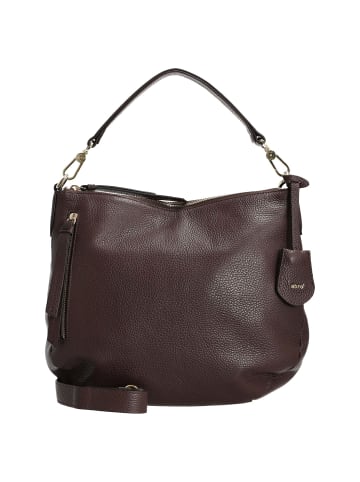 Abro Juna - Beuteltasche small 34 cm (camel) in burgundy