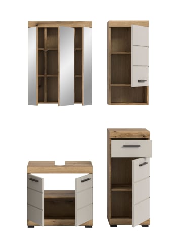 ebuy24 Badmöbelset Scout (4-teilig) Kaschmir 112 x 34 cm