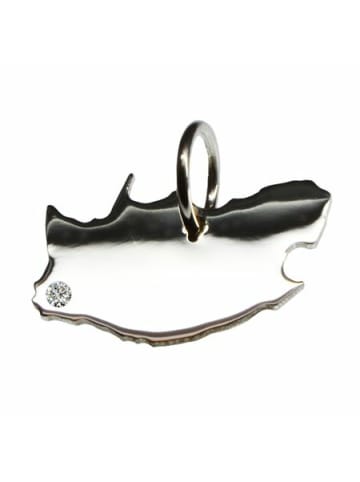 Schmuckador Südafrika Anhänger mit Brillant 0,015ct 925 Silber in silber