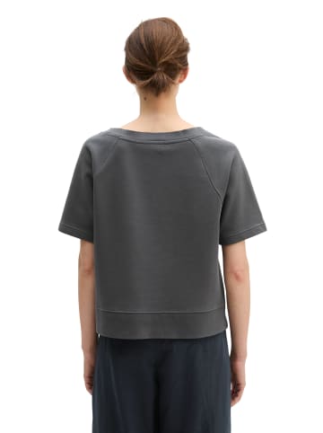 Marc O'Polo Kurzarm-Sweatshirt loose in Stormy Sky