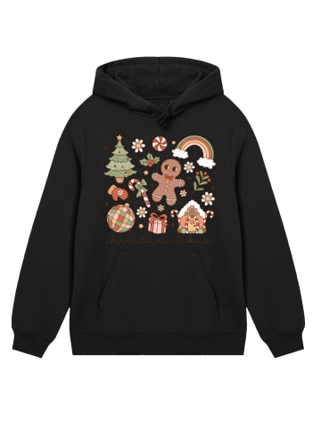 F4NT4STIC Hoodie Christmas Vibes Cozy Cute Winter in schwarz