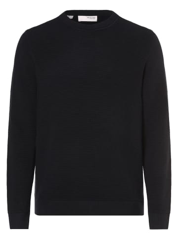 Selected Strickpullover SLHRoss in marine - 0001
