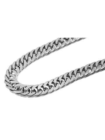 Adeliás Herren Halskette aus Edelstahl 60 cm in silber