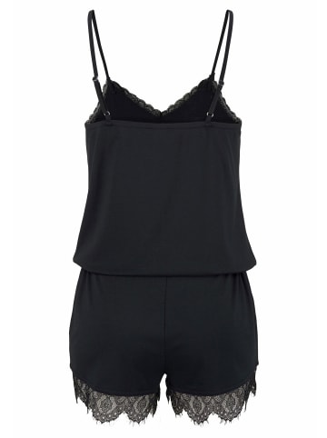 LASCANA Playsuit in schwarz