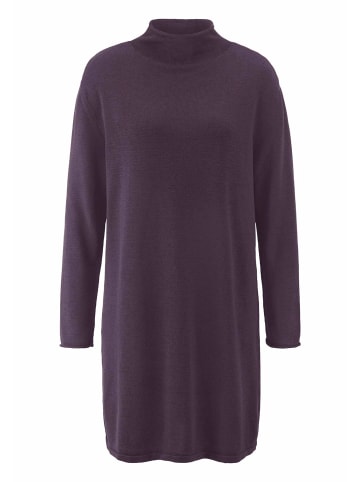 Hessnatur Hessnatur Strickkleid Relaxed aus TENCEL™ Lyocell mit Bio-Baumwolle in dunkle traube
