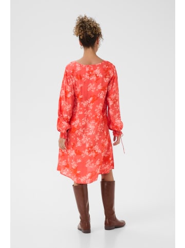 Cream Kleid CRBeatrice A-shape in Red Flower