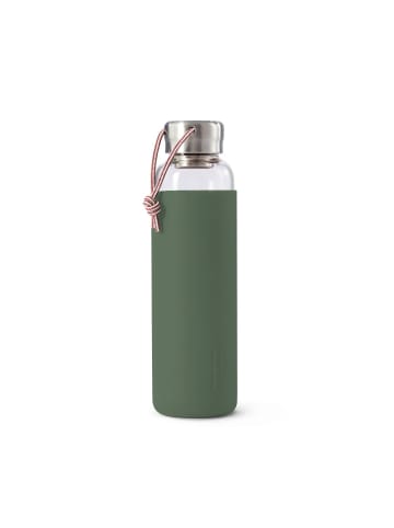Black+Blum BLACK+BLUM | Trinkflasche, GLAS, olive, 600 ML