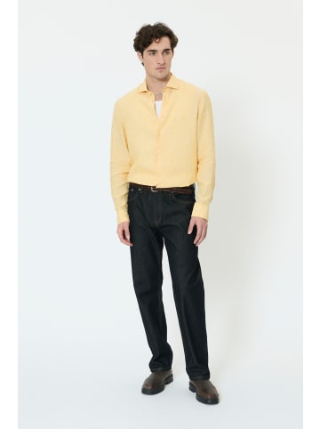 Matinique Langarm - Hemd MAmarc Gerade Passform in Golden Cream