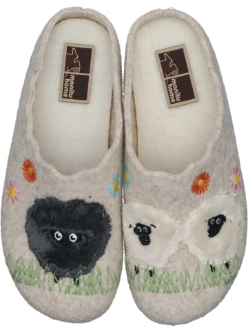 Manitu-Home Klassische Hausschuhe in beige