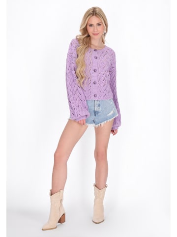 IZIA Women Cardigan in lilac